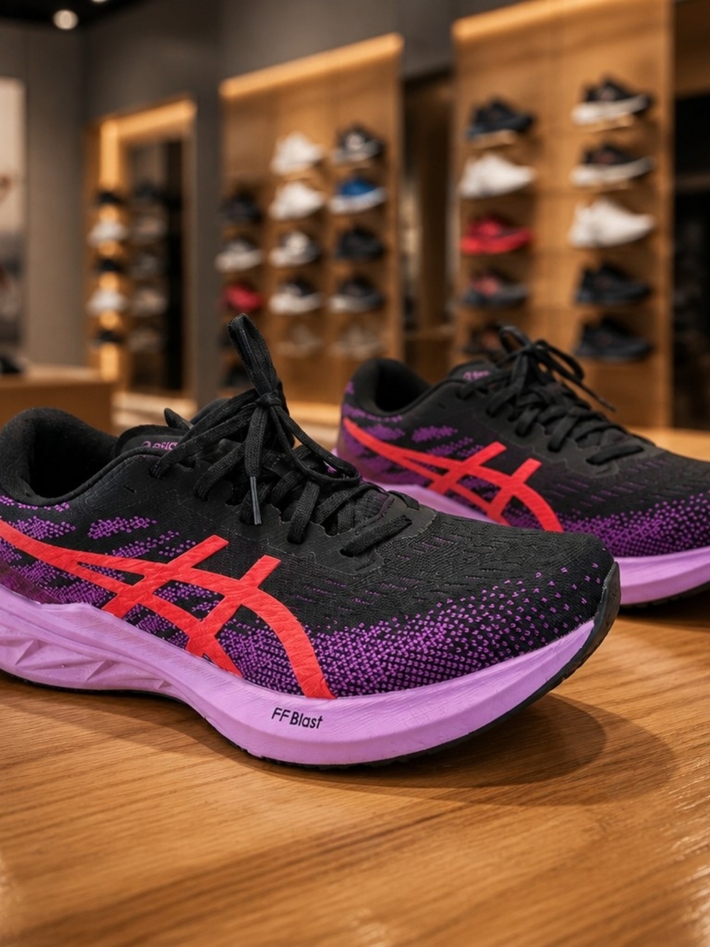 Asics Dynablast 3 Women's Size 10.5 Sneakers Black Purple